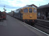 D6566 waits with the Chippy at Bishops Lydeard