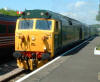 50007 and 31271 arriving at Williton